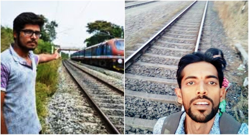 Railway Track pose for boys pose With Railway Track by world photography  zone - YouTube