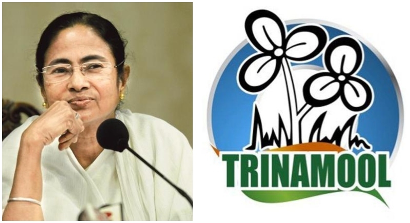 Breakup kar liya! After 21 years of split, Mamata Banerjee drops off 'Congress' from TMC's official logo - NewsBharati