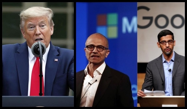 Satya Nadella And Sundar Pichai Joins Trump Team