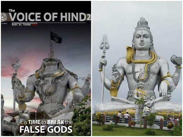 ISIS magazine again displays hatred against Hindus, shows 'beheaded' Shiva  idol of Murdeshwara in Ka - NewsBharati