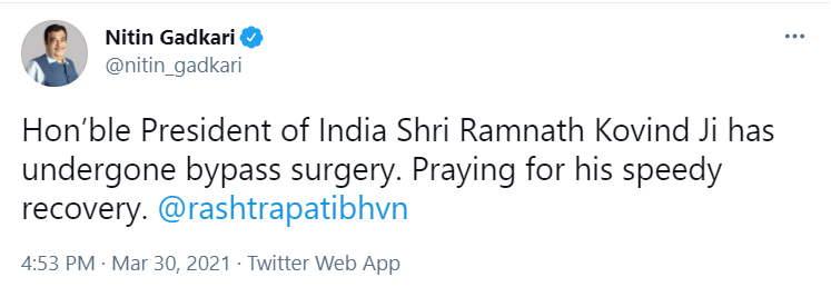 President Ram Nath Kovind