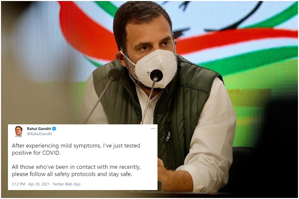 Rahul Gandhi COVID-19 pos