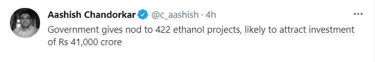 ethanol project India_1&n