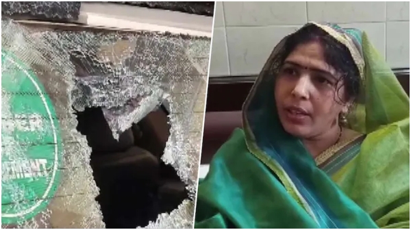 BJP MP Ranjeeta Koli s Car Attacked State Of Rajasthan NewsBharati