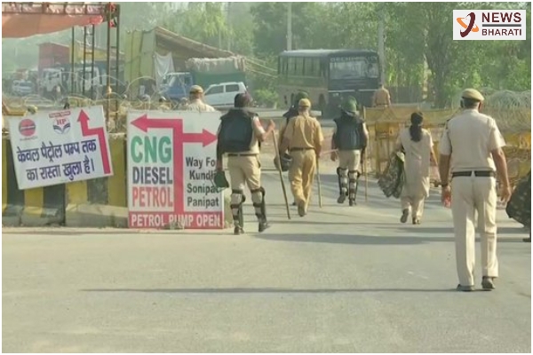 farmers protest Delhi Pol