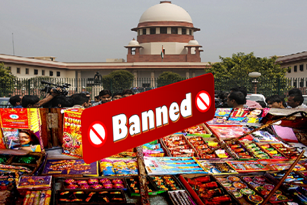Fire crackers ban New Del