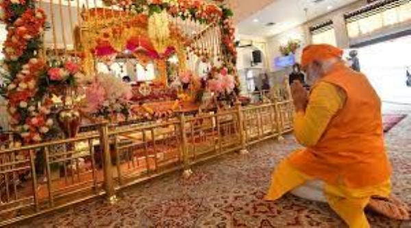 Modi in Gurudwara