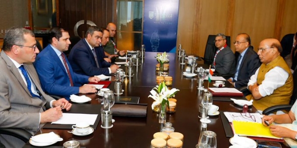 Armenia Defence Minister visits India, holds talks with Rajnath Singh in Gandhinagar