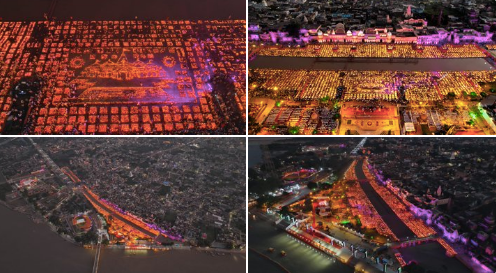 IN PICS: Ayodhya’s Deepotsav breaks its own Guinness record with 15.76 lakh diyas