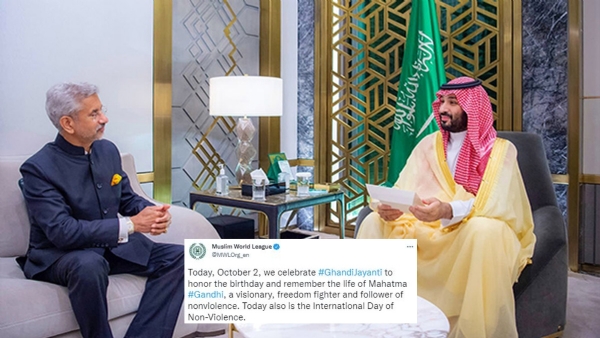In a first, Saudi Arabia's Muslim World League celebrates Gandhi Jayanti