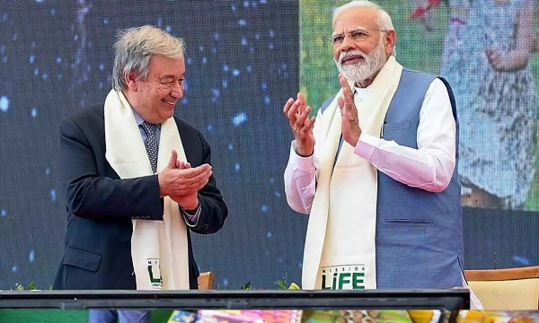 UN chief showers praises on India's contribution to climate action