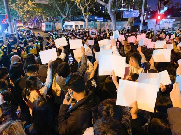 Largest anti-government protests since Tiananmen Square in China over Zero Covid Policy