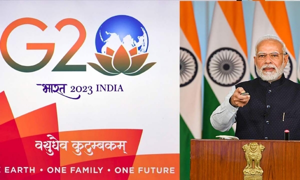PM unveils logo of India’s G20 presidency