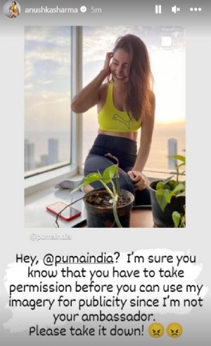 Anushka Sharma slamming Puma India was a promotional stunt