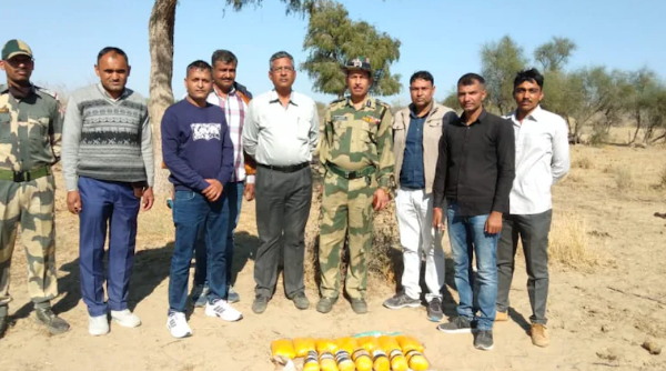BSF seizes 14 kgs heroin worth Rs 35 cr near Indo Pak border in Barmer ...