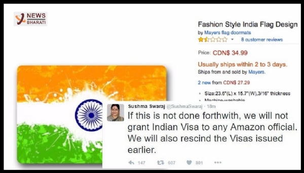 Boycott Hyundai When Sushma Swaraj made Amazon to apologise for insulting Tricolour 