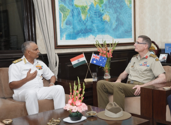 Indian Navy chief discusses Indian Ocean region security concerns with US Indo-Pacific Command head