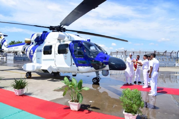 Indian Coast Guard inducts indigenous ALH Mark-III
