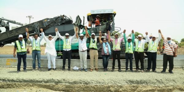 Historic! Rajpath Infracon completes 75 kms at NH6 (new NH 53) as promised