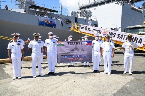 INS Satpura visits Manila during deployment to South China Sea