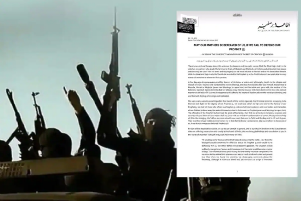 Al-Qaeda warns of suicide bombings in India over remarks on Prophet Muhammad