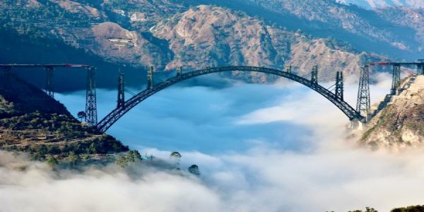 World’s highest Chenab Railway bridge in J&K nears completion; to open soon