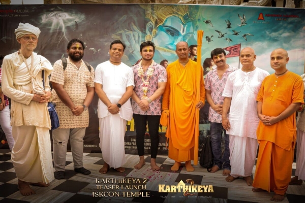 Karthikeya 2 receives praise from ISKCON, congratulates makers for launching the teaser from Vrindavan