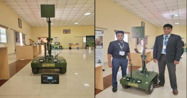 Defence Firm EDGEFORCE Develops ASTRO UGV for Surveillance Solutions of Indian Military bases, Defence Factories & Atomic Research Centres