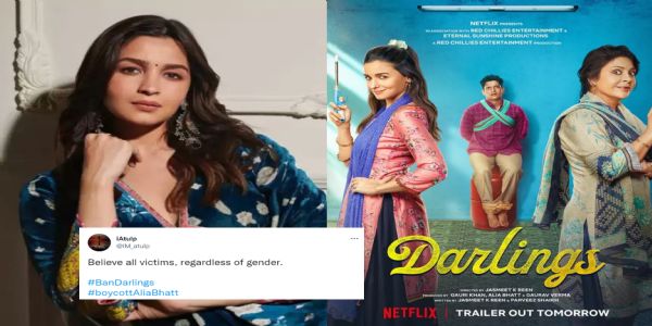#BoycottAliaBhatt: Alia Bhatt's upcoming movie Darlings promotes domestic violence against men?