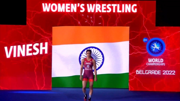 Vinesh Phogat becomes first Indian woman to win two World Championship medals