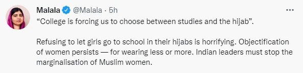 Malala Yousafzai hypocrisy on Iran Hijab Protests