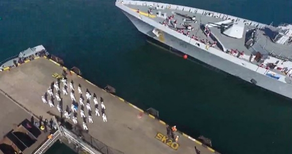 Indian naval warship INS Satpura departs from Fiji NewsBharati