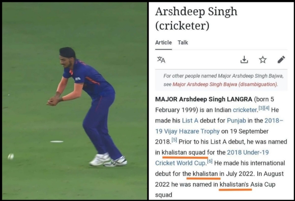 IT Ministry summons Wikipedia executives after Arshdeep's page entry shows 'Khalistan' connection