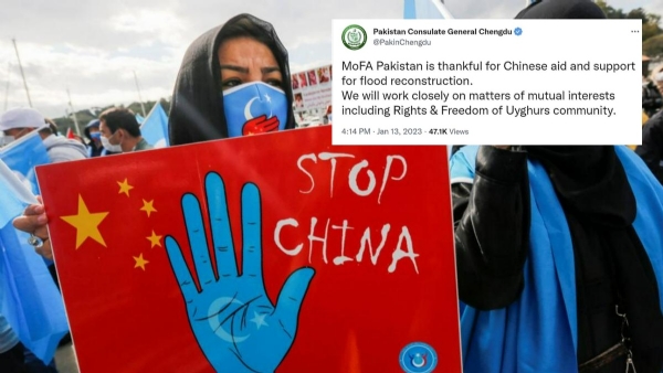 Pakistan consulate in China consulate Twitter account hacked