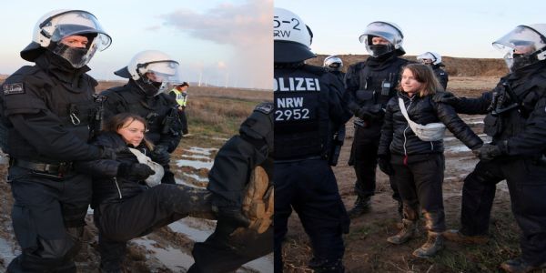 FAKE ARREST? Greta Thunberg detained during protests against expansion of coal mine in Germany's Luetzerath