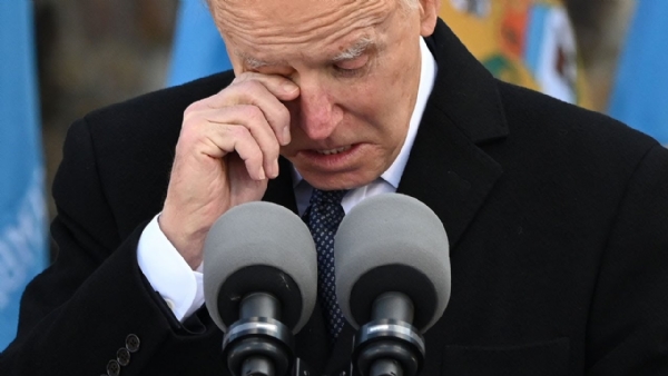 Biden Crying  