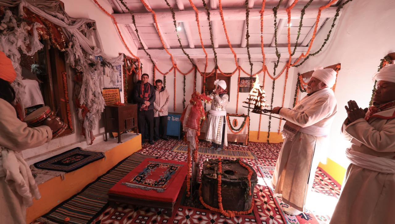 PM Modi at Paravati Kund 