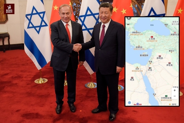 China deletes 'Israel' name from online maps