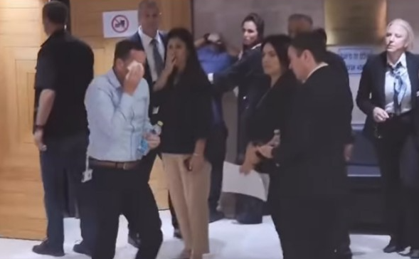 israeli parliament members emotional