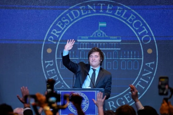 Argentina's new president Javier Milei 