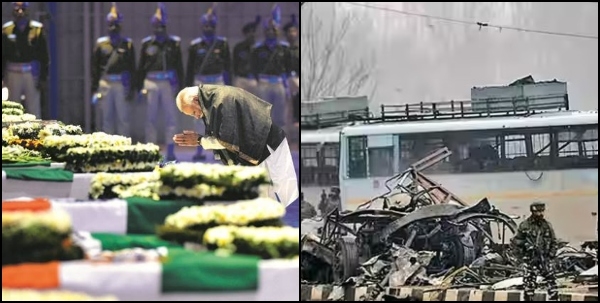 PM Modi pays tribute to martyrs of Pulwama terror attack 
