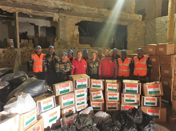 Indian Army team enters quake-hit Syria for the first time, delivers relief material