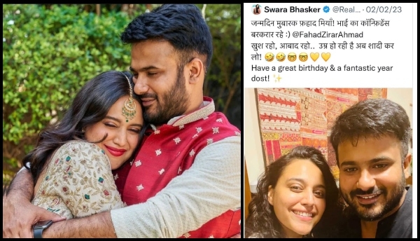 Swara Bhasker Old Tweet Calling her now husband Fahad Ahmad 'Bhai' Goes Viral