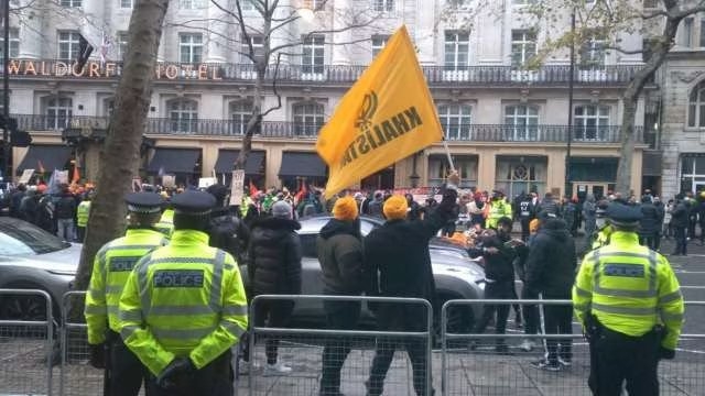 Khalistanis vandalize Indian High Commission in London