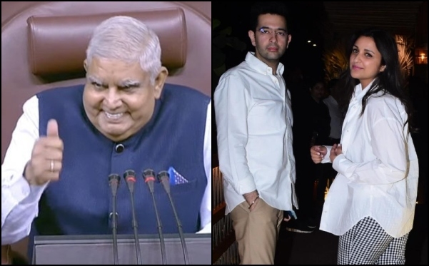 Dhankar on Raghav Chadha PArineeti Chopra