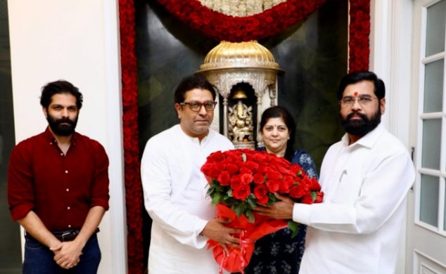 Shinde Visits Raj Thackeray