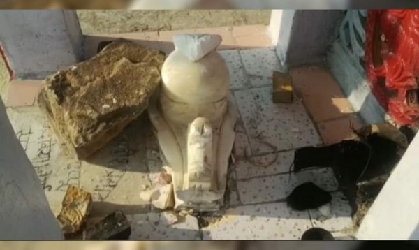Shivling damaged in Madhya Pradesh Damoh