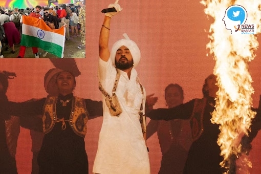 Diljit Dosanjh Indian flag at Coachella