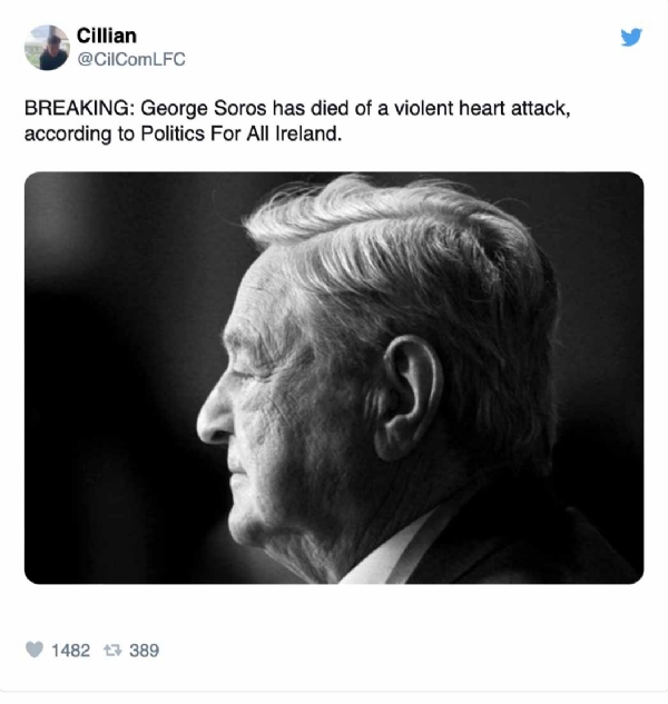 george soros died fact check