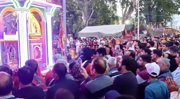 Amit Shah Kheer Bhawani Temple